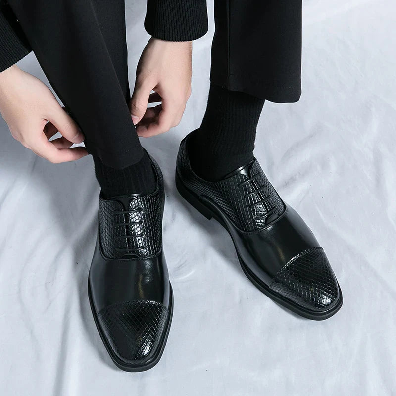 Authentic Luxury Leather Brogue Shoes