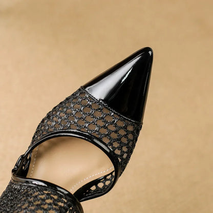 Luxurious Soft Leather Mule Shoes