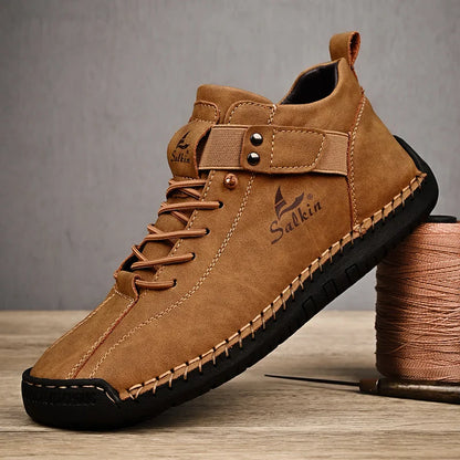 Authentic Brown Leather Boots