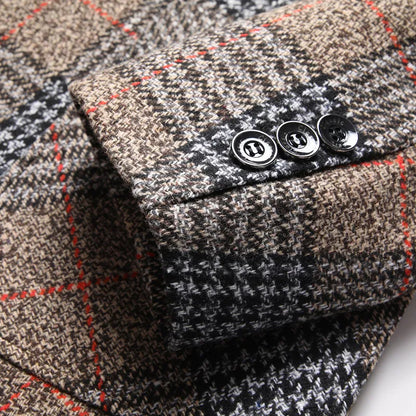 Chaplin Houndstooth Coat - Jack Hafford