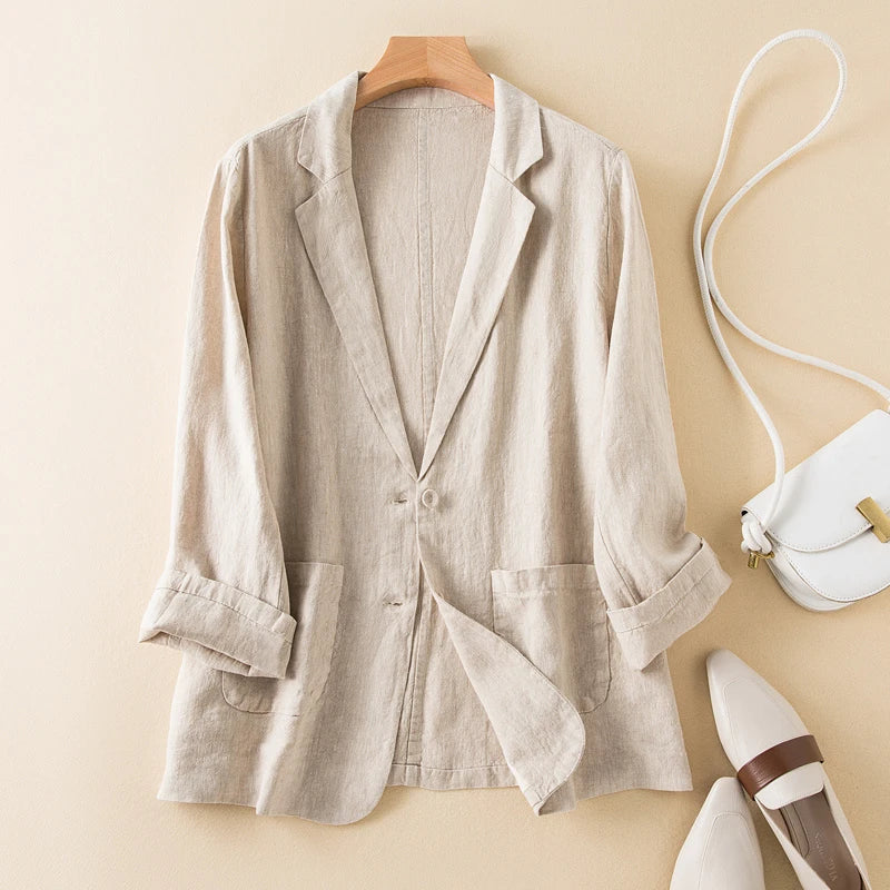 Women's Linen Summer Blazer
