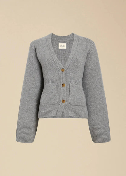 Women's V-Neck Cardigan Sweater Cozy Knit