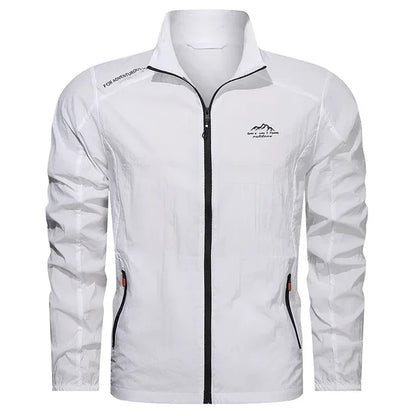 Men's Lightweight Windbreaker Water Resistant Black