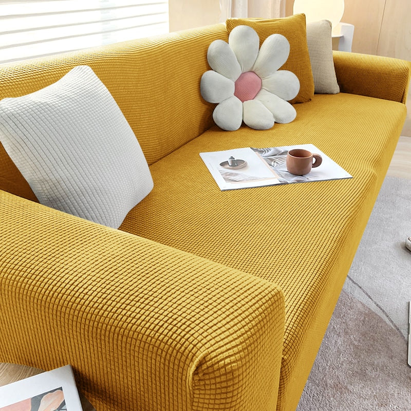 Stretch Sofa Slipcover Non-Slip Fabric Protector