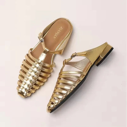 Women's Buckle Flats