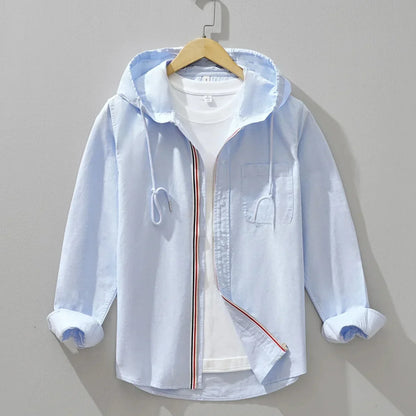 Coastline Men's Full Sleeve Summer Shirt - VibreMode