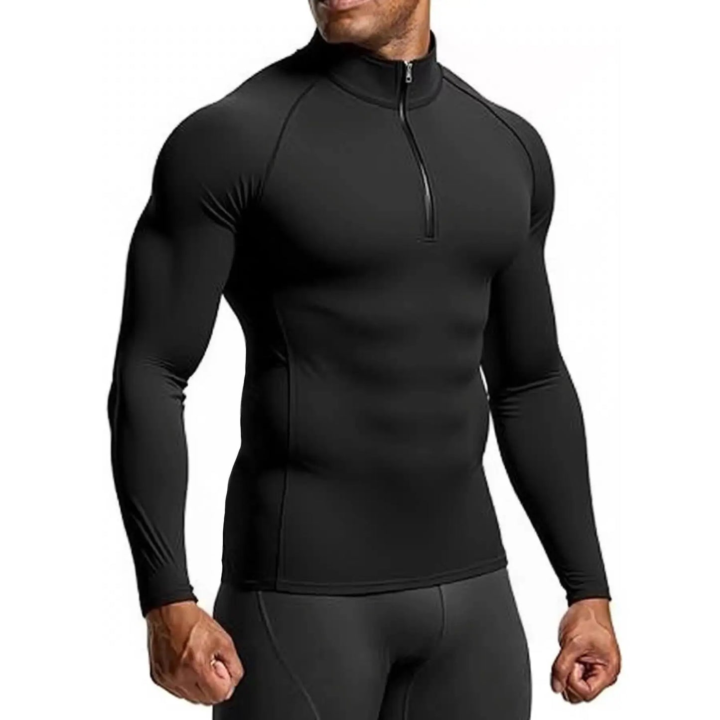 Nova Mens Compression Half Zip Shirt