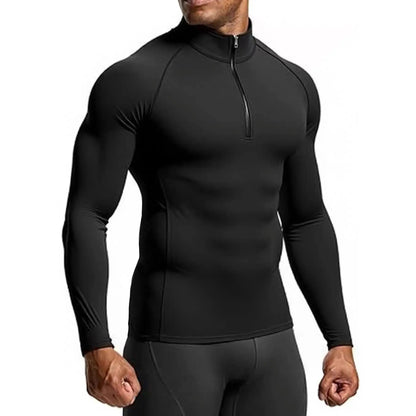 Nova Mens Compression Half Zip Shirt