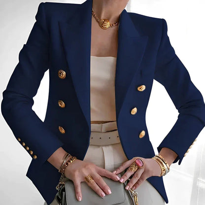 Women's Classic Blazer Tailored Fit Contemporary Style