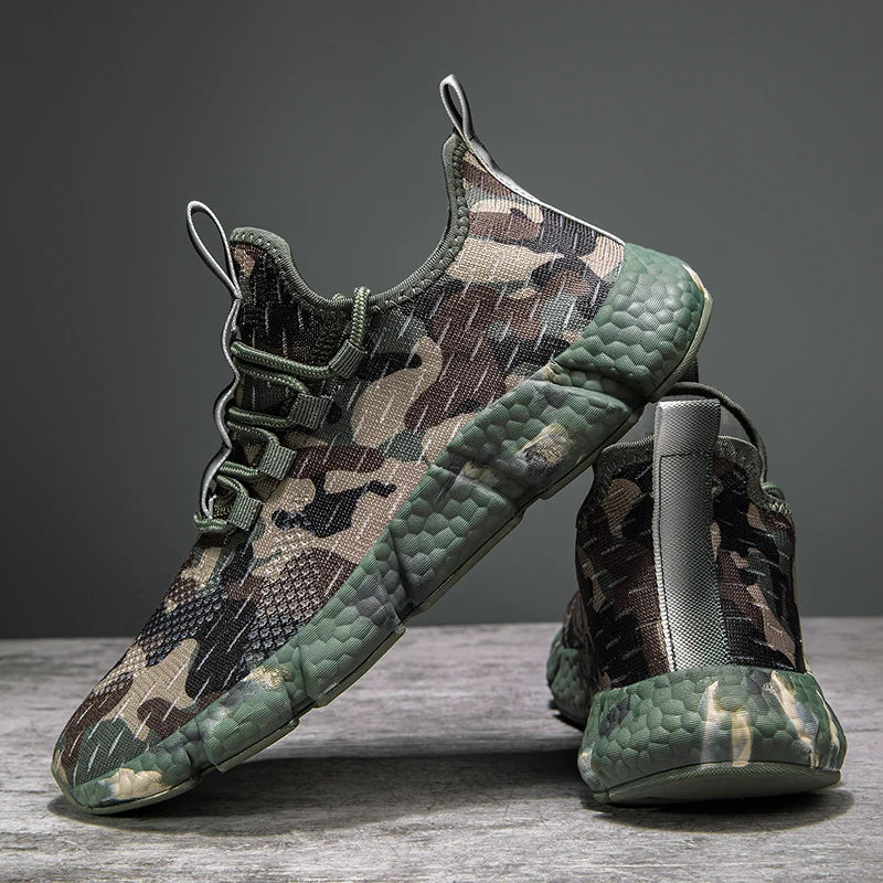 Army Green Camouflage Shoes