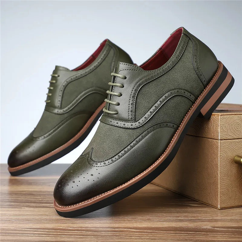 Authentic Leather Oxford Shoes