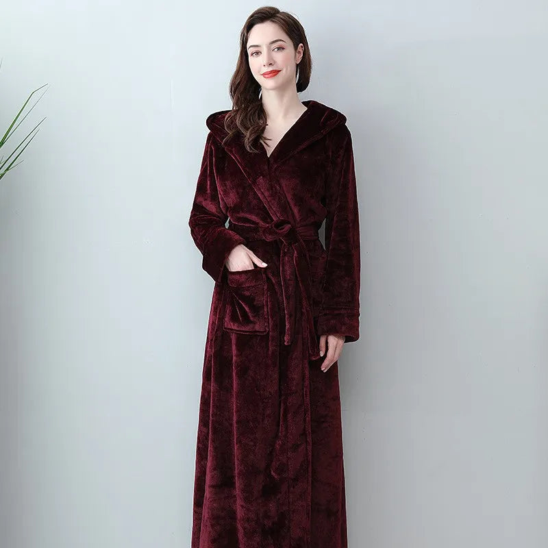 Lunara Women's Fleece Lounge Robe - VibreMode
