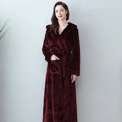 Lunara Women's Fleece Lounge Robe - VibreMode
