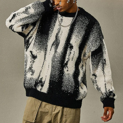 Warm Crew Neck Pullover Sweater