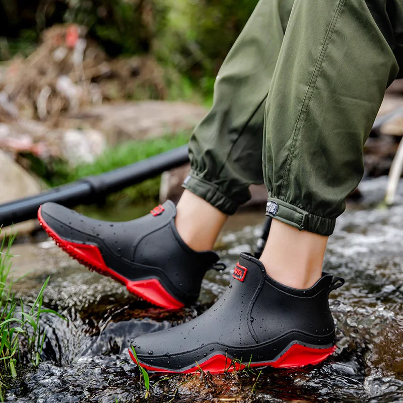 Waterproof Women's Outdoor Slip On Ankle Boots