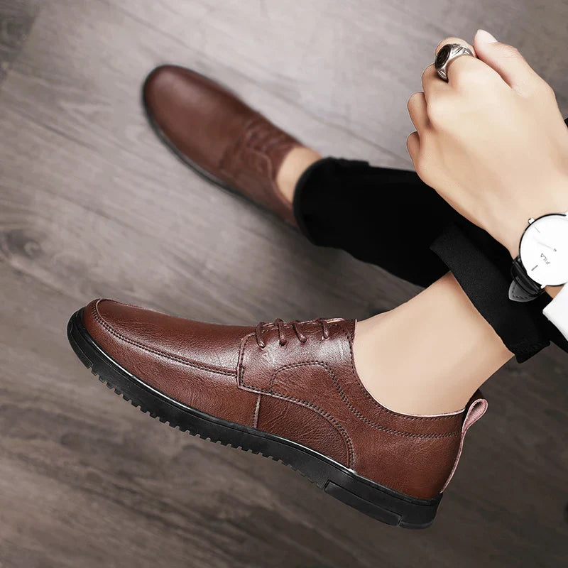 Brown Real Leather Shoes