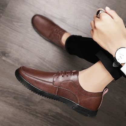 Brown Real Leather Shoes