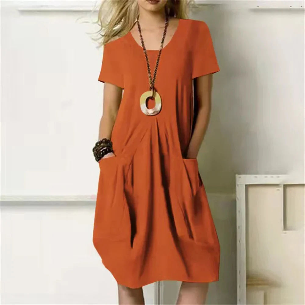 Lightweight Ladies Floral Sundress - VibreMode