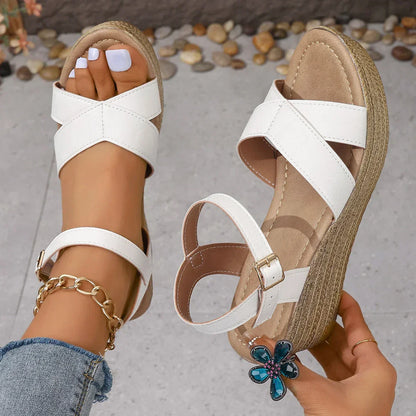 Brown Women's High Heel Sandals