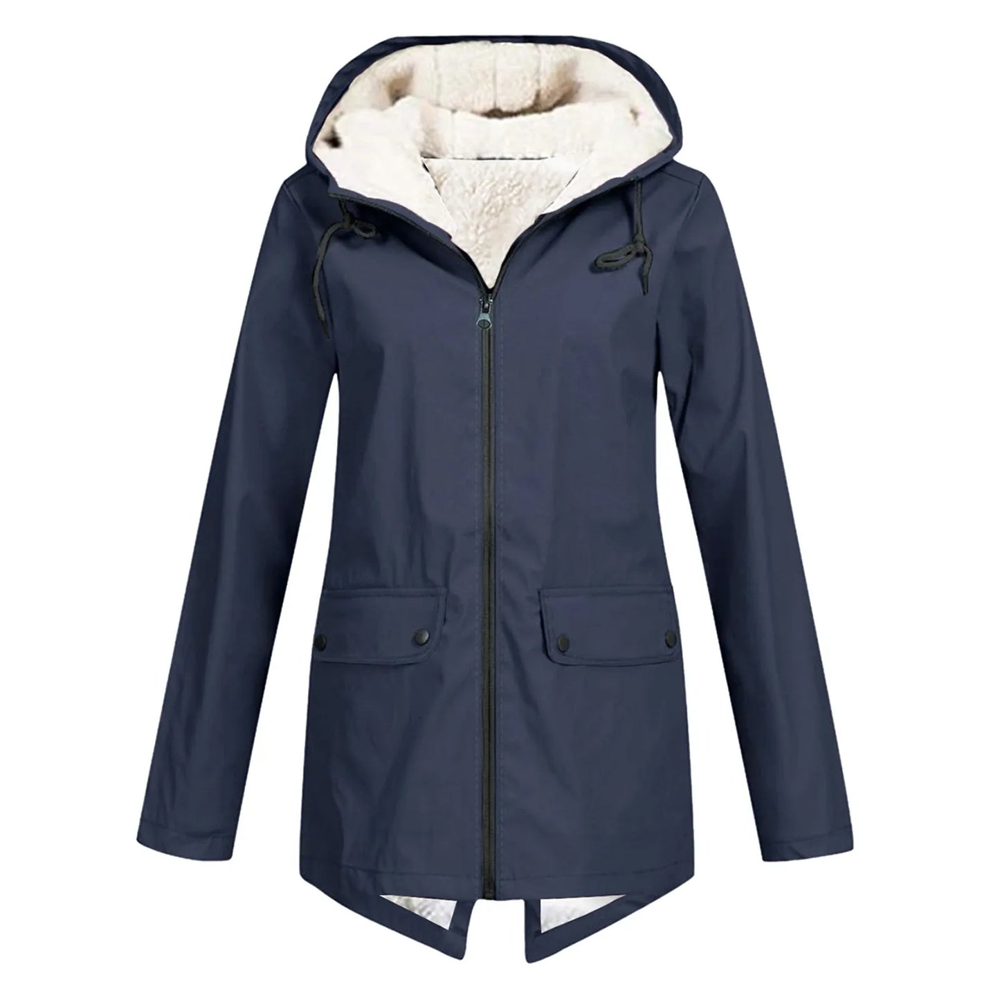 Women's Waterproof Trench Coat With Hood