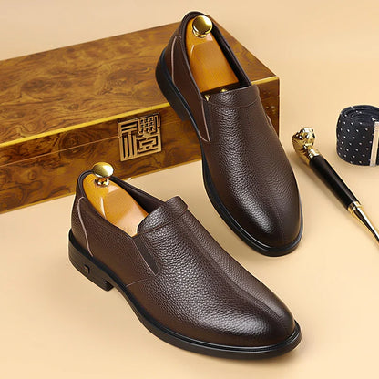 Mariano Men's Leather Loafers - VibreMode