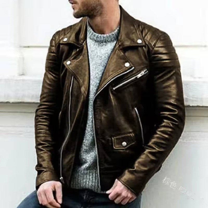 Genuine Leather Biker Jacket