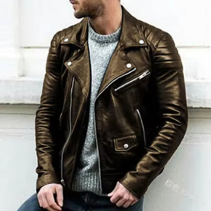 Rider Genuine Leather Biker Jacket