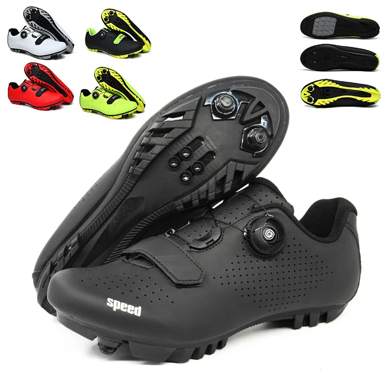 Comfortable Cycling Bike Shoes Clipless Breathable Road Sneakers - VibreMode