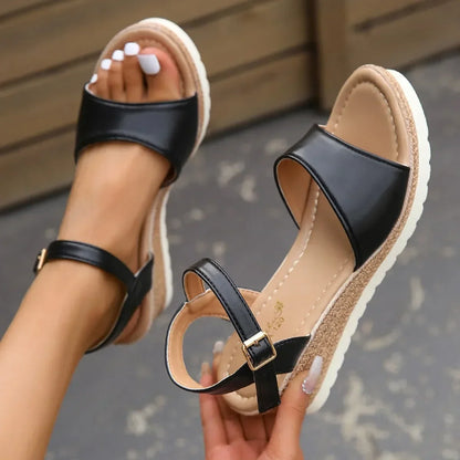 High Heel Wedge Sandals