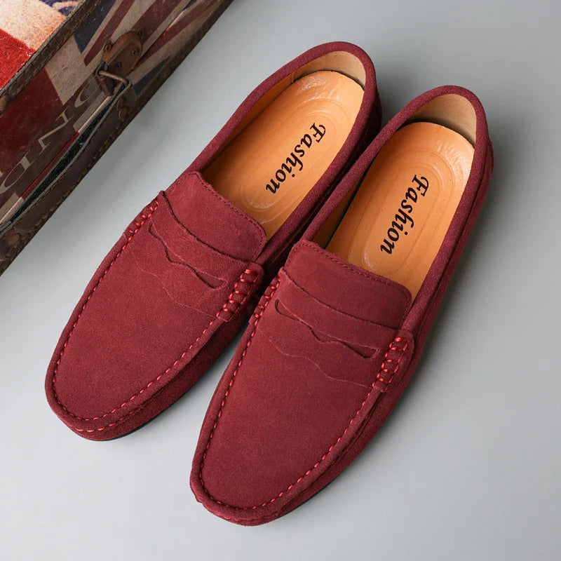 Luxury Soft Suede Slip On Shoes