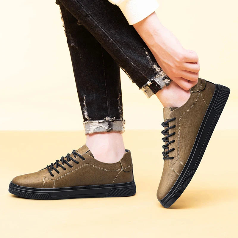 Authentic Real Leather Sport Shoes