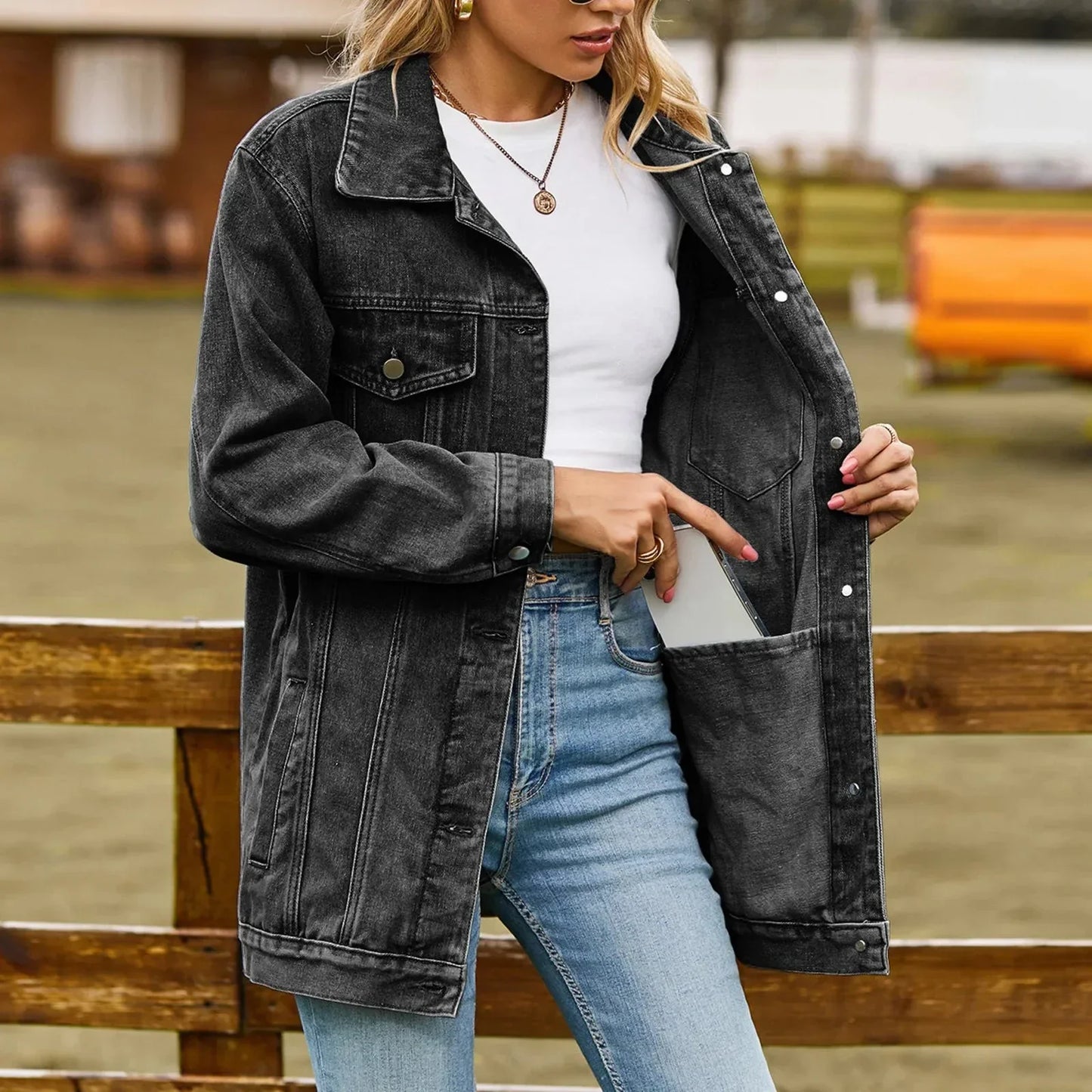 Women's Vintage Denim Jacket