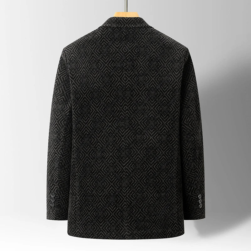 Men's Wool Blazer Midnight Blue