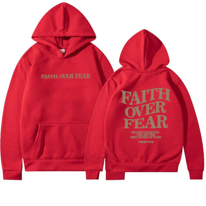 Women's Oversized Hoodie Bible Verse Print Sweatshirt