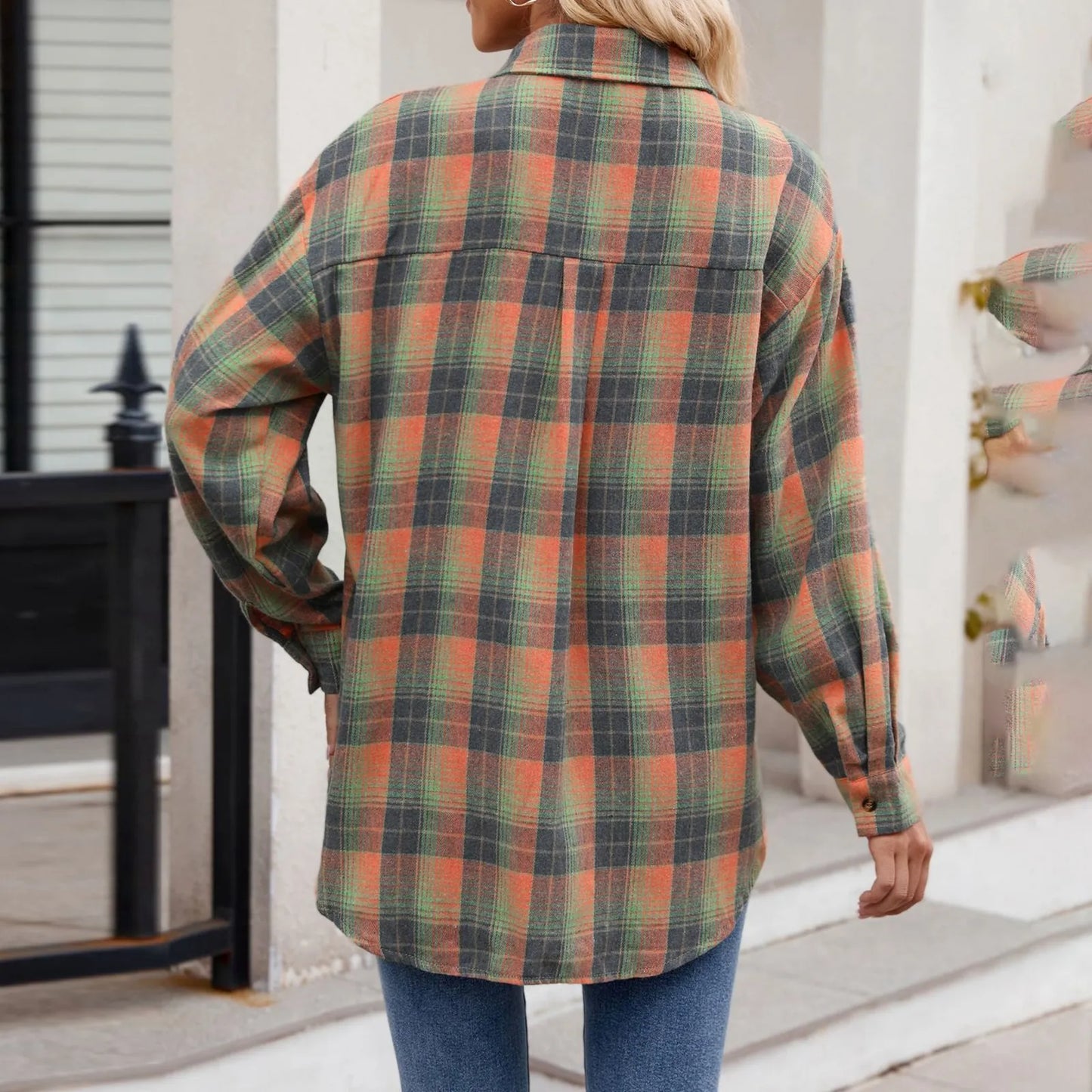 Soft Plaid Flannel Shirt