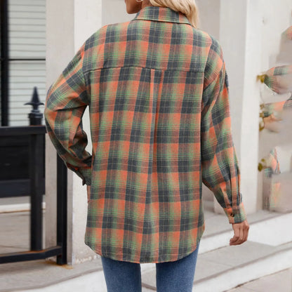 Soft Plaid Flannel Shirt