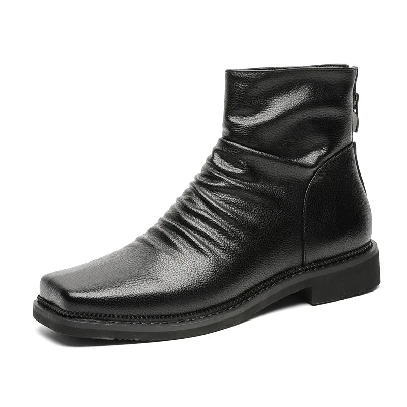 Brunello Men's Leather Ankle Boot