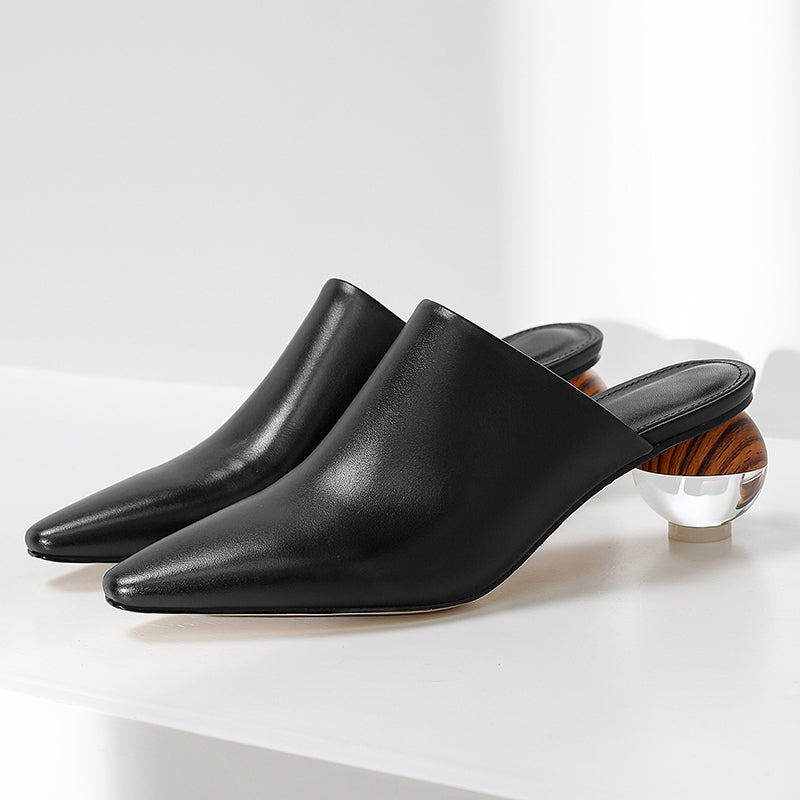 Elegant Flat Mule Shoes