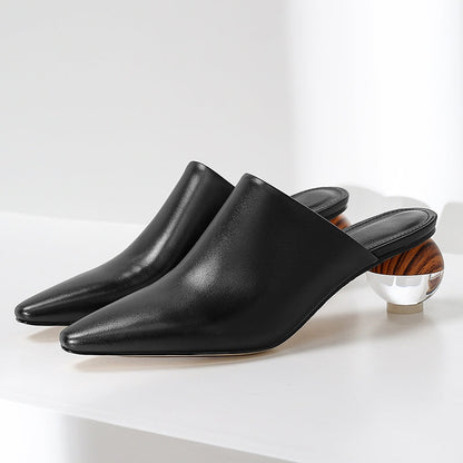 Elegant Flat Mule Shoes