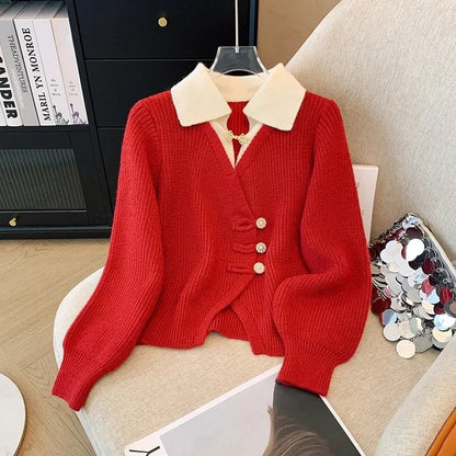 Women's Knit Cardigan Button Front