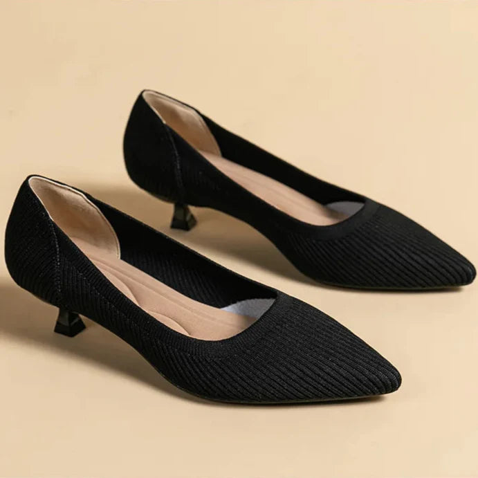 Cute Cat Heel Shoes
