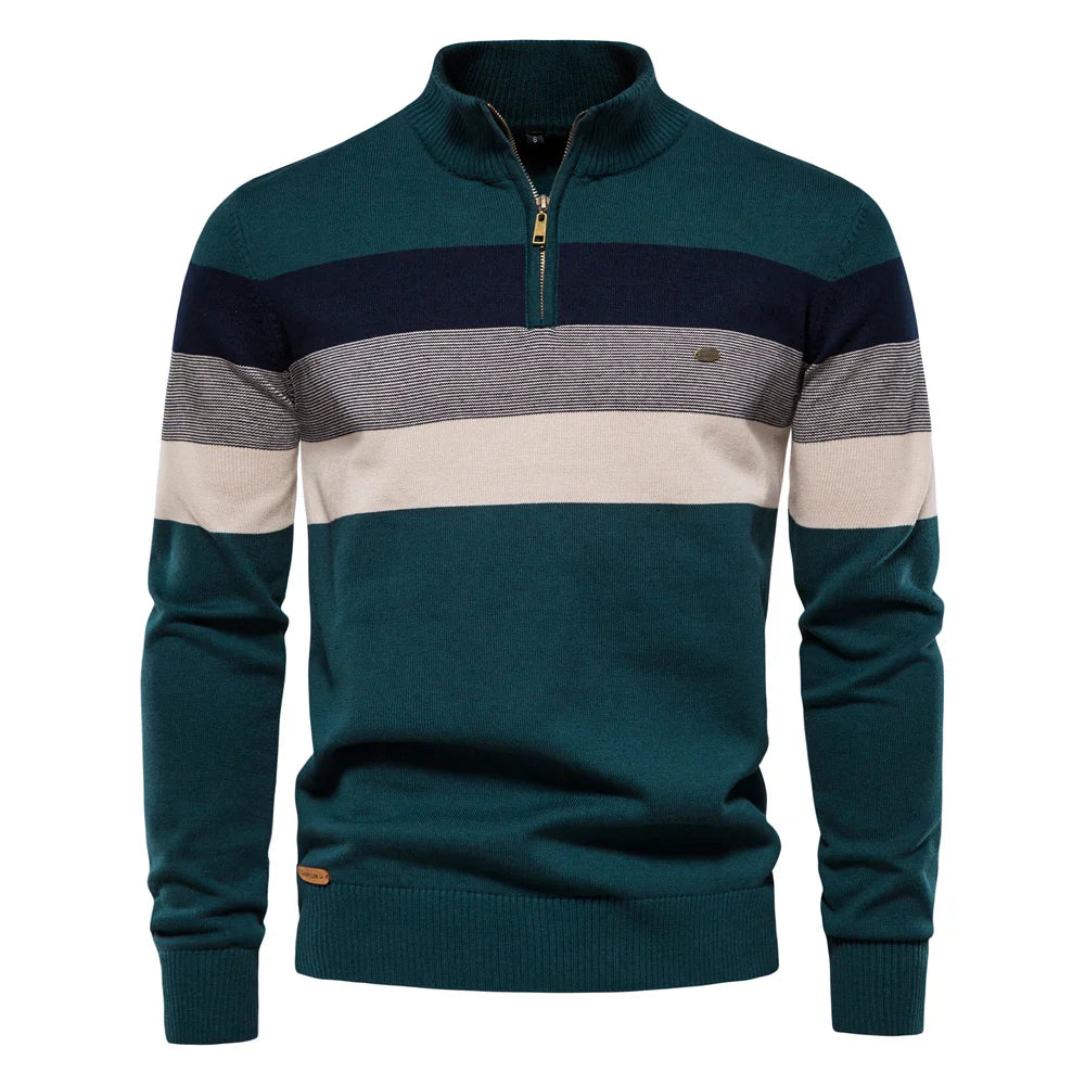 Velstren Men's Quarter Zip Fleece Pullover