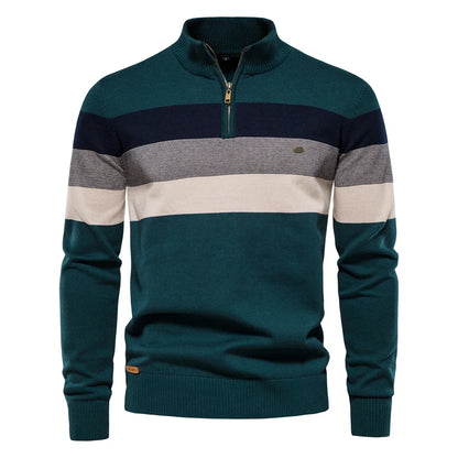 Velstren Men's Quarter Zip Fleece Pullover