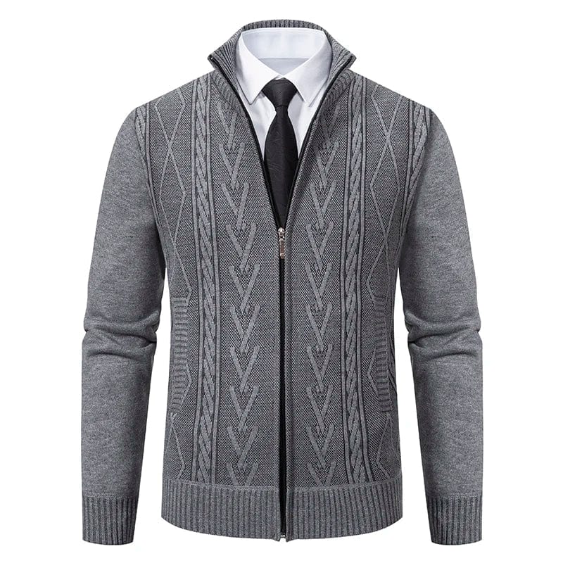 Classic Crew Neck Cable Sweater