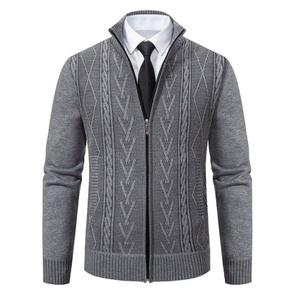 Classic Crew Neck Cable Sweater