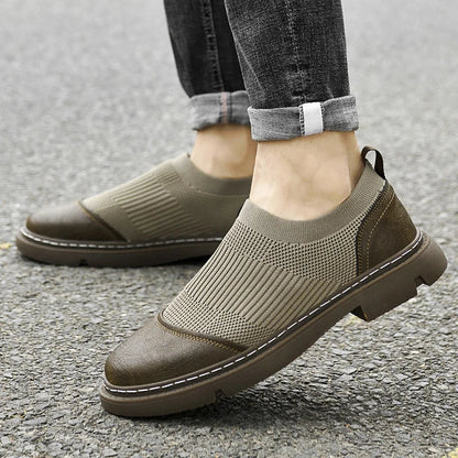 Premium Breathable Leather Sneakers