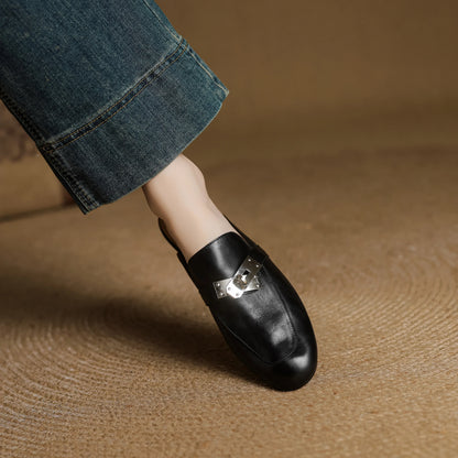 Authentic Luxe Leather Mule Shoes