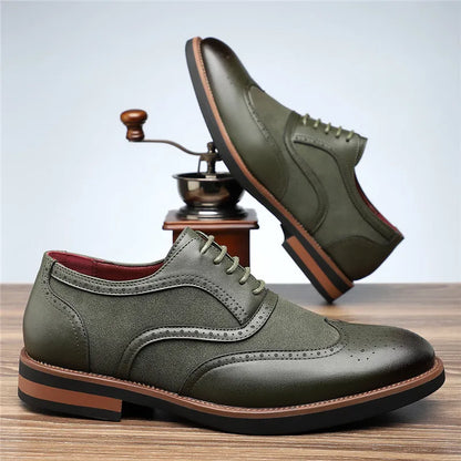 Authentic Leather Oxford Shoes