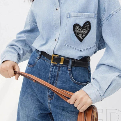 Classic Leather Strap Belt