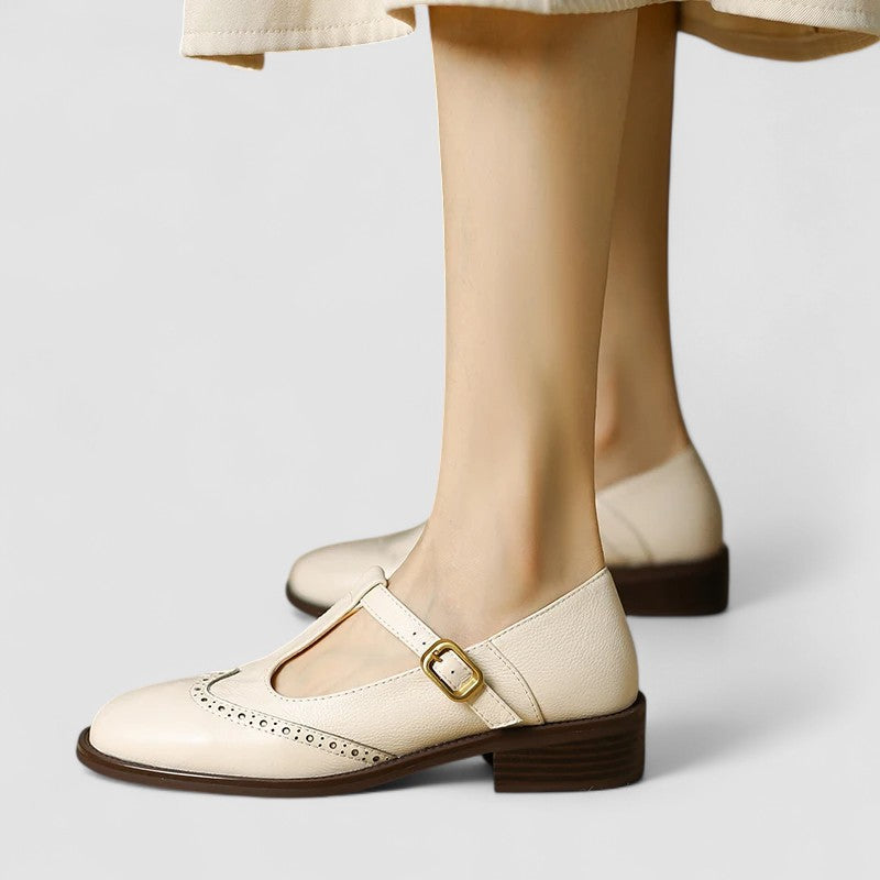 Classic Comfortable Flat Mary Jane Shoes - VibreMode